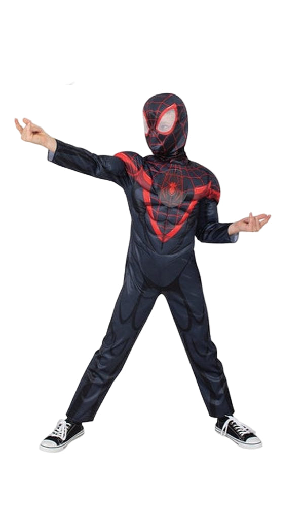 MILES MORALES DELUXE LENTICULAR COSTUME, CHILD