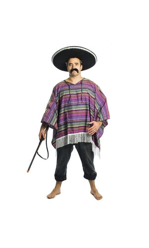 Mexican Poncho Multi Colour
