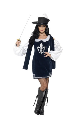 Musketeer Female Costume For Adults