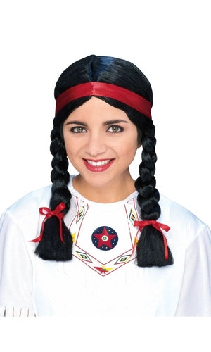 NATIVE AMERICAN FEMALE WIG – ADULT