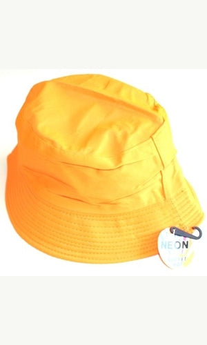 NEON BUCKET HAT ORANGE