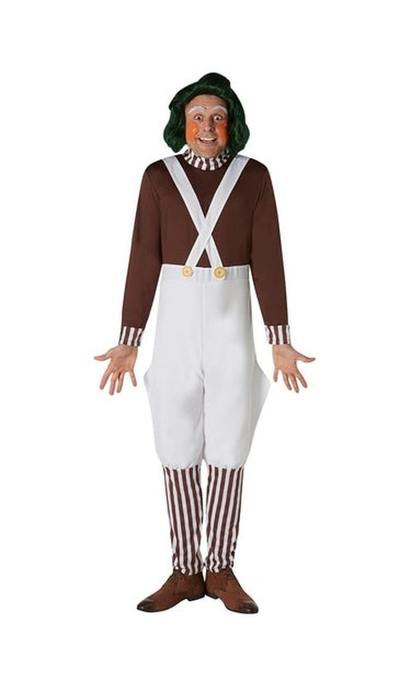 OOMPA LOOMPA DELUXE COSTUME, ADULT