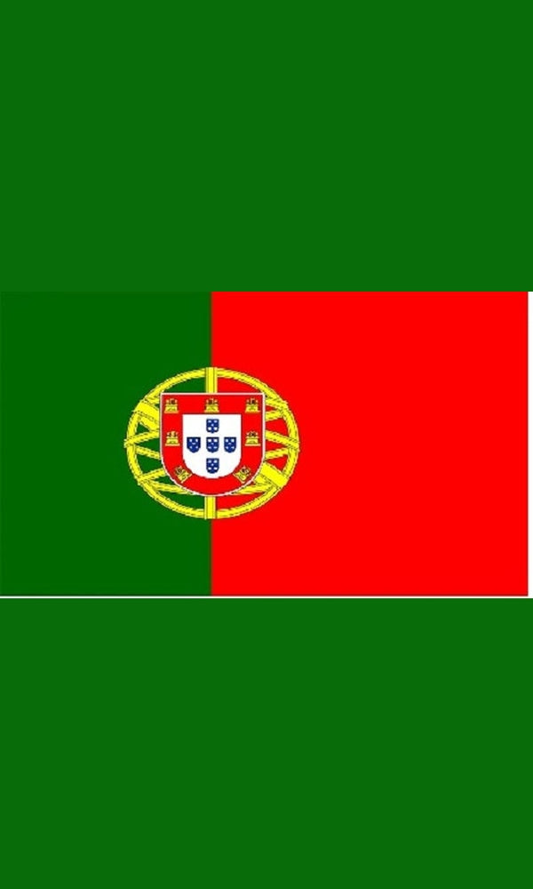 PORTUGAL FLAG 90CMS X 150CMS