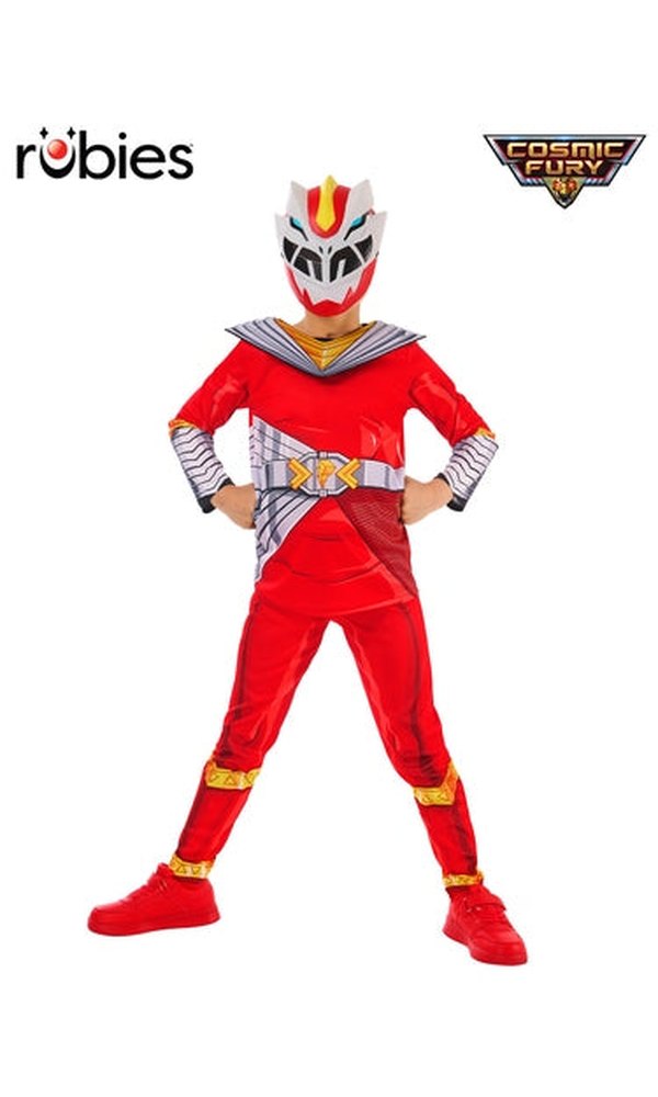 POWER RANGERS COSMIC FURY RED RANGER COSTUME, CHILD
