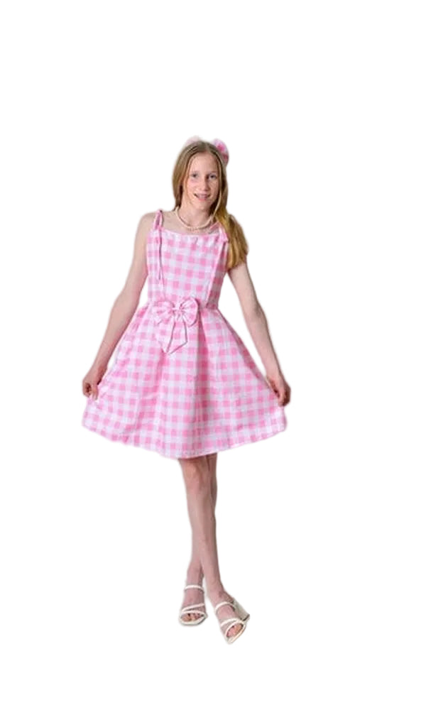 Pink Doll Dress Barbie Costume Child