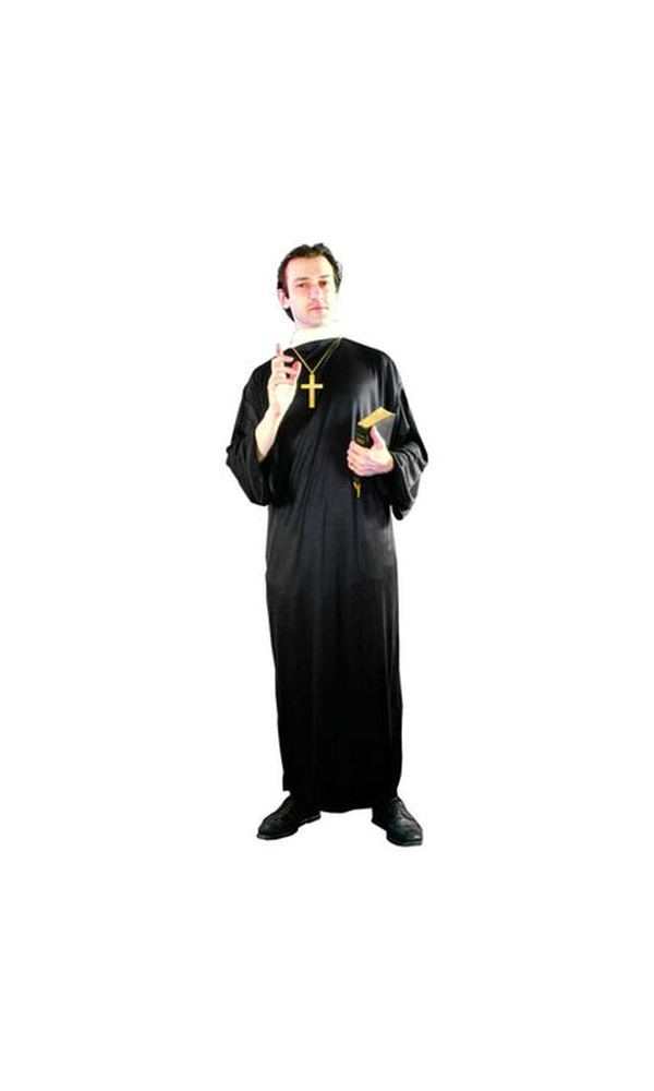 Priest Costume Mens