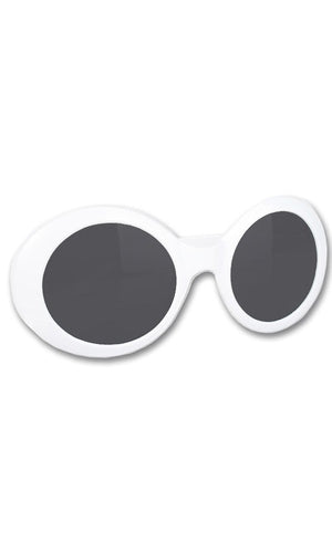 Princess Grace White Sunglasses