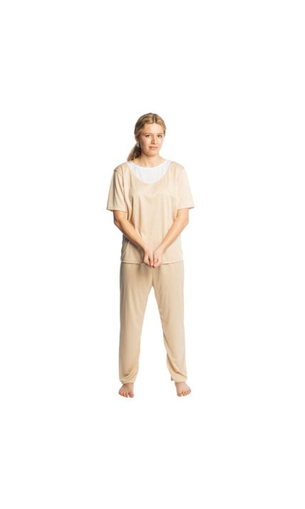 Prisoner Beige Inmate Costume For Adults