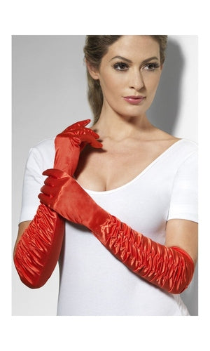 Red Long Temptress Gloves