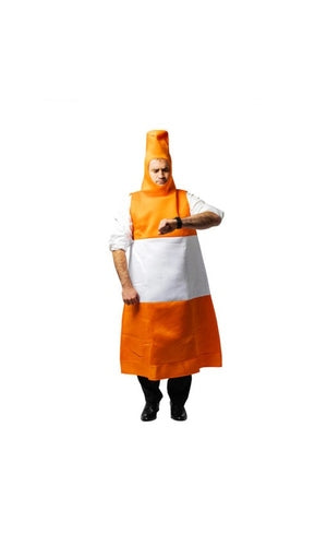 Road Cone Costume For Adult