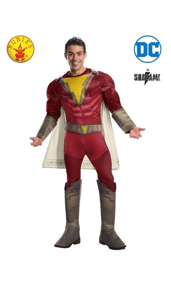 SHAZAM DELUXE COSTUME, ADULT