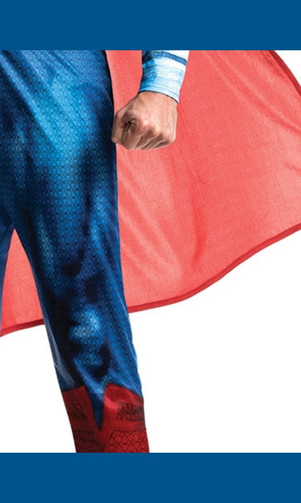 SUPERMAN DELUXE JLM COSTUME, ADULT