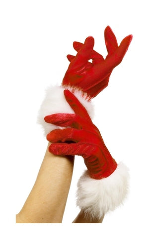 Santa Gloves Women's