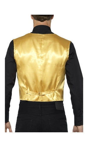 Sequin Waistcoat Gold