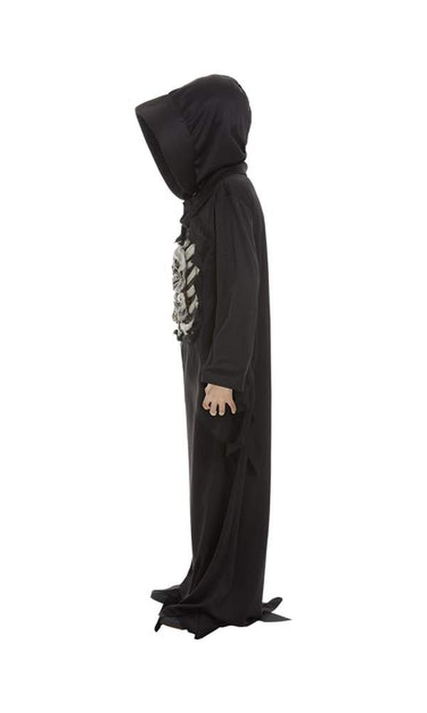Skeleton Reaper Costume, Black Child