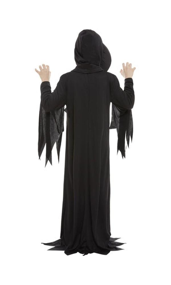 Skeleton Reaper Costume, Black Child