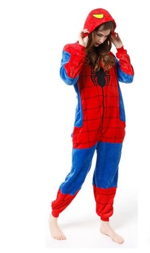 Spider Hero Onesie Adult Size Small Only
