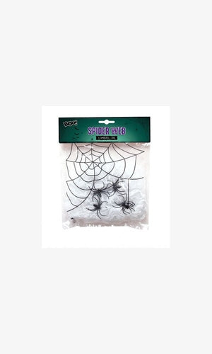 Spider web with 4 spiders 20g