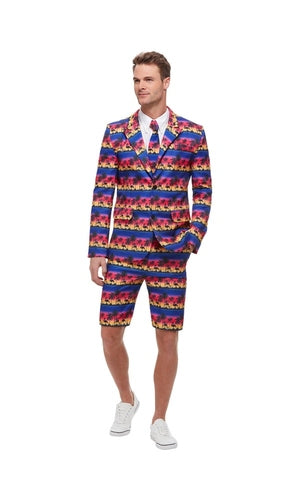Sunset Flamingo Stand out Suit Costume For Adults