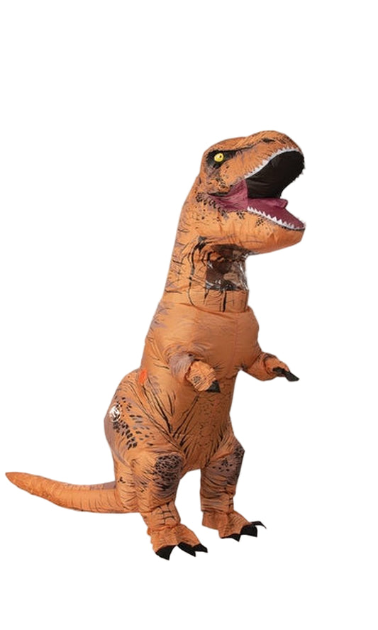 T-REX INFLATABLE PLUS SIZE COSTUME, ADULT