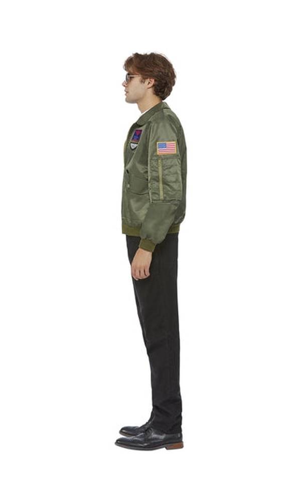 Top Gun Maverick Bomber Jacket, Green