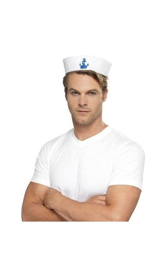 US Sailor Doughboy Hat, Blue Anchor