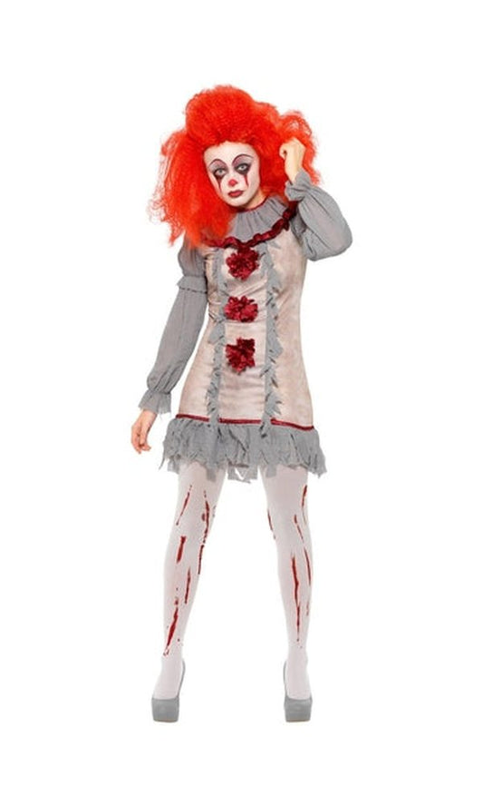 Vintage Clown Lady Costume Pennywise