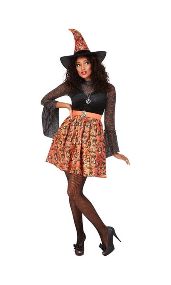 Vintage Witch Costume Womens