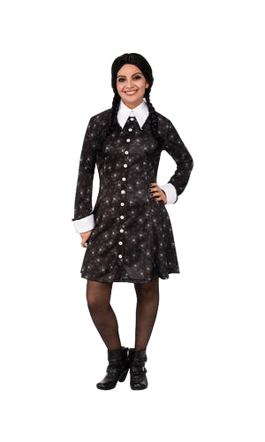 WEDNESDAY ADDAMS COSTUME, ADULT