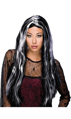WITCH GREY STREAKED WIG – ADULT
