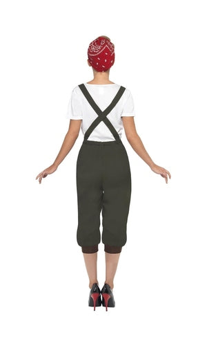 WW2 Land Girl Costume For Adults
