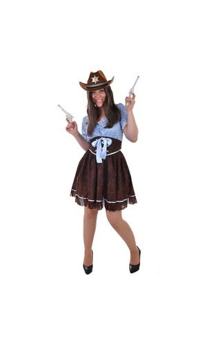 Wild West Cowgirl Costume Adult
