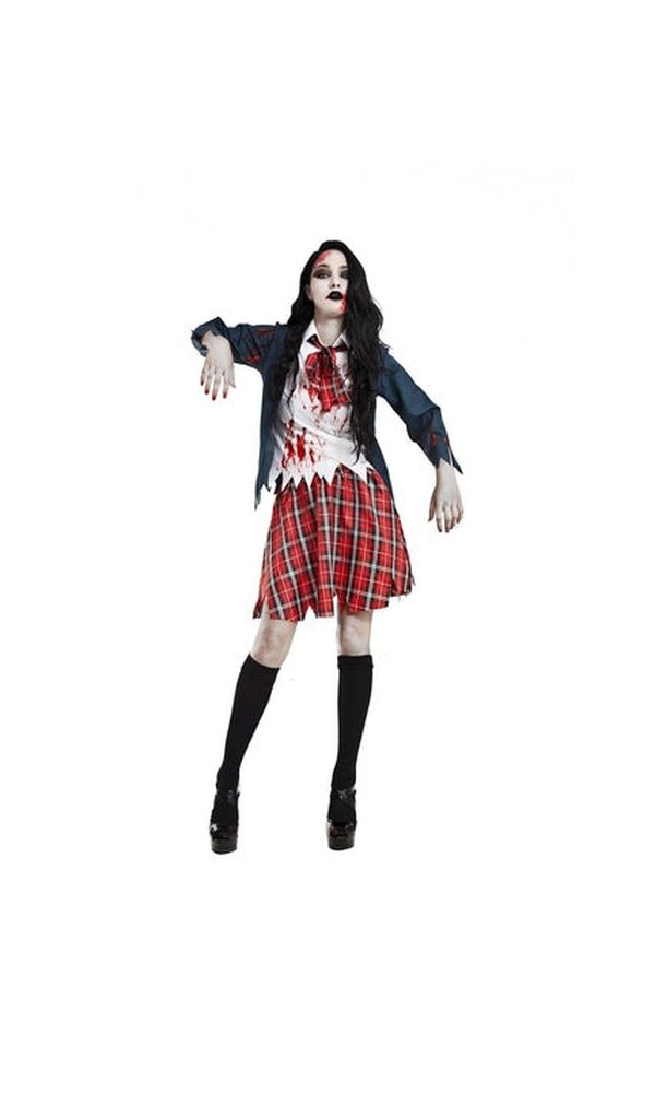 ZOMBIE SCHOOL GIRL COSTUME WOMEN