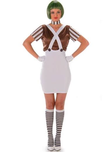 Oompa Loompa Candy Maker Book Week Costume For Adults