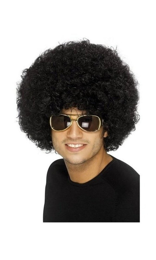 Black 70's Funky Afro Wig