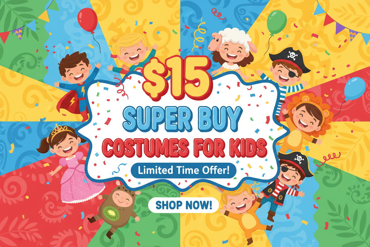 $15 Super Buy Costumes for Kids