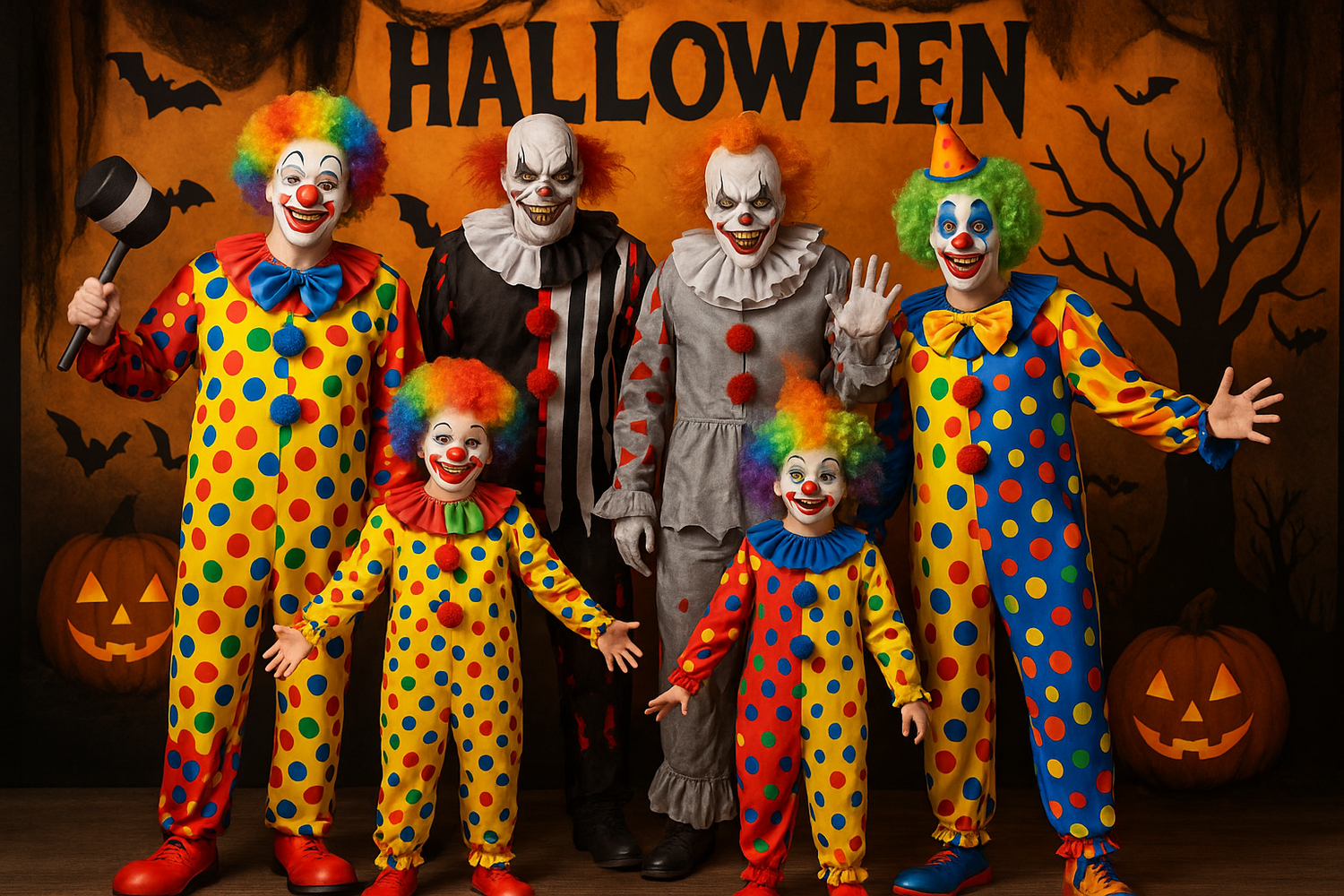 Halloween Clown Costumes