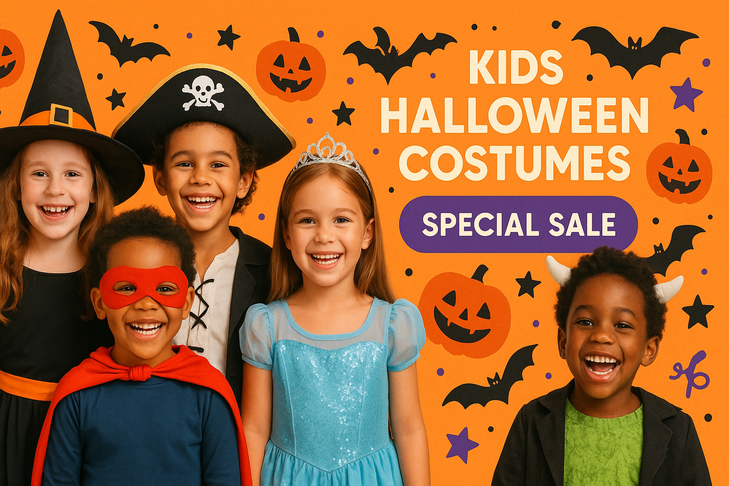 Kids Halloween Costumes Specials $9.99