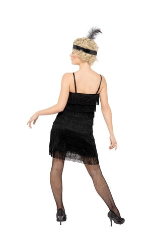 1920s Fringe Flapper Costume For Adults