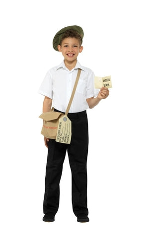 1940s War Evacuee Instant Kit Costume For Kids