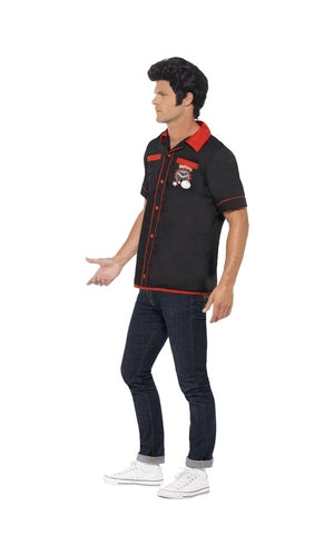 1950s Bowling Shirt Grease Costume For Adults