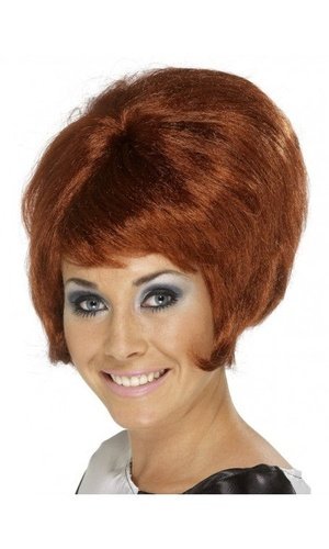 1960s Auburn Beehive Wig