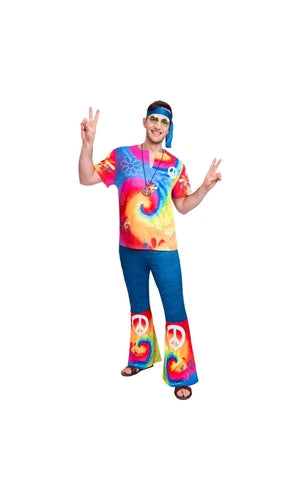 1960s Free Spirit Costume Mens