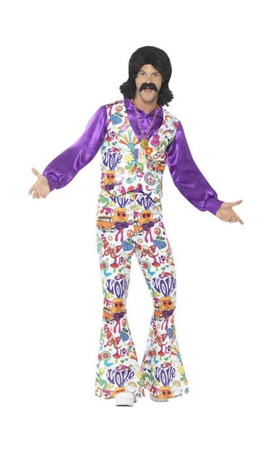 1960s Groovy Hippie Costume For Adults