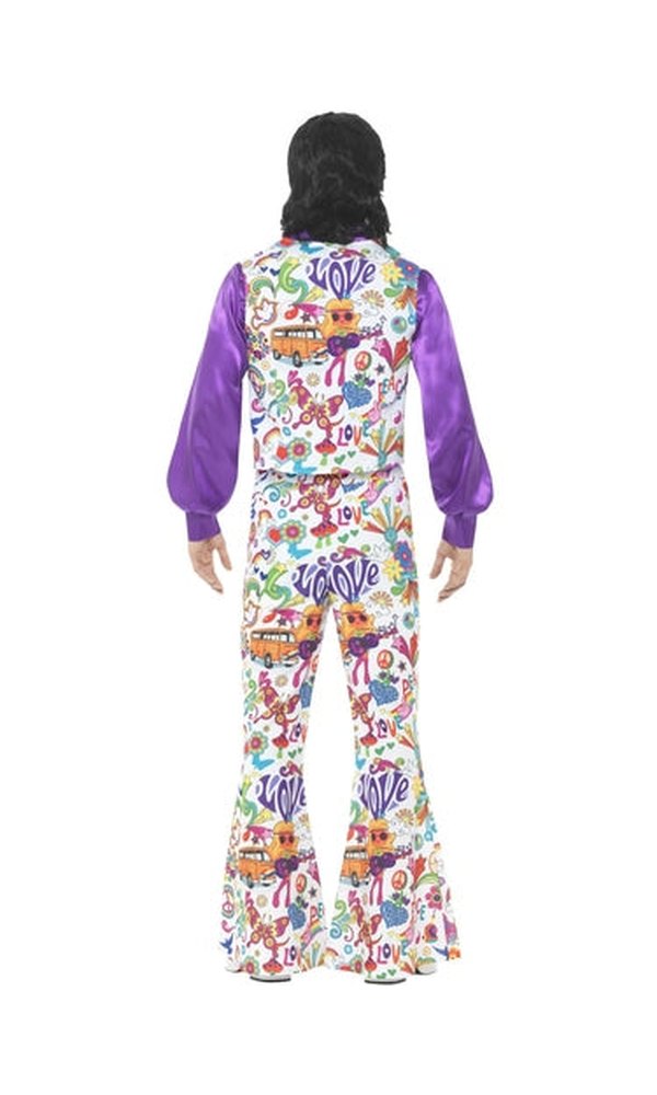 1960s Groovy Hippie Costume For Adults