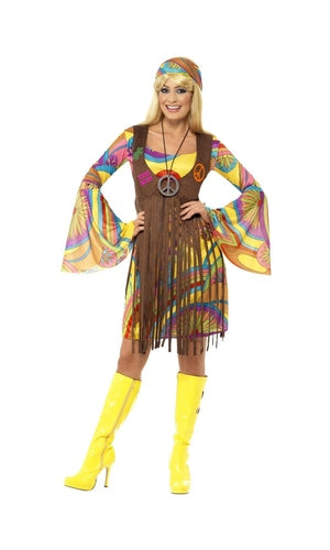 1960s Groovy Lady Costume For Adults