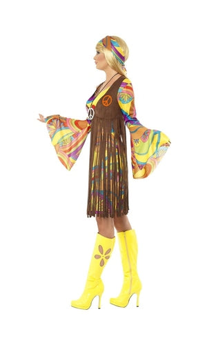 1960s Groovy Lady Costume For Adults