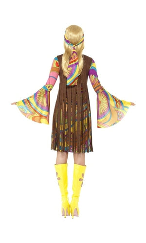 1960s Groovy Lady Costume For Adults