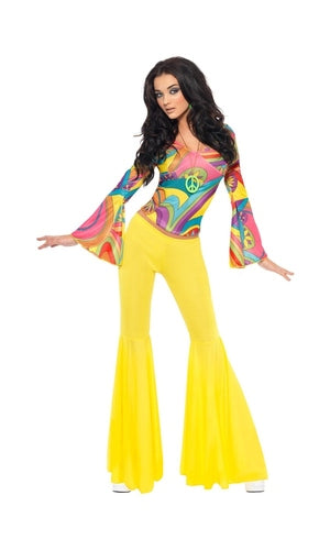 1970S Groovy Babe Costume For Adults