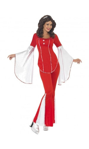 1970s Abba Red Super Trooper Costume